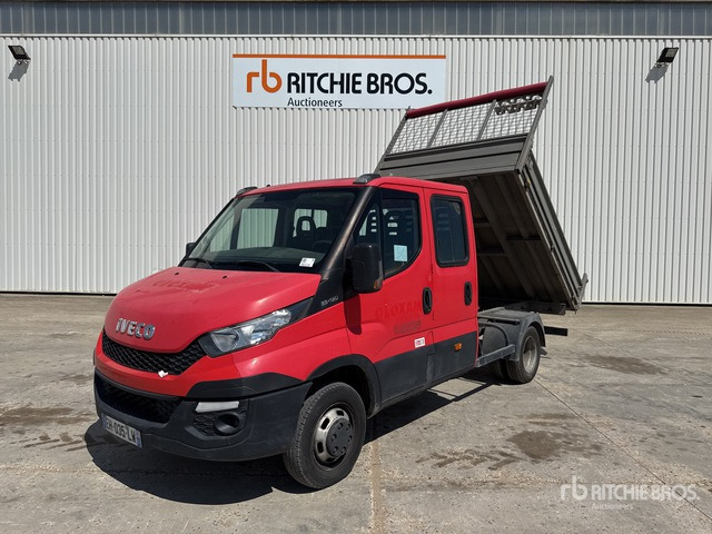 2016 Iveco 35-130 Camion Benne (Inoperable) Dump Truck: Light Duty - Kipper bestelwagen, Bestelwagen met dubbele cabine: afbeelding 3 2016 Iveco 35-130 Camion Benne (Inoperable) Dump Truck: Light Duty - Kipper bestelwagen, Bestelwagen met dubbele cabine: afbeelding 3