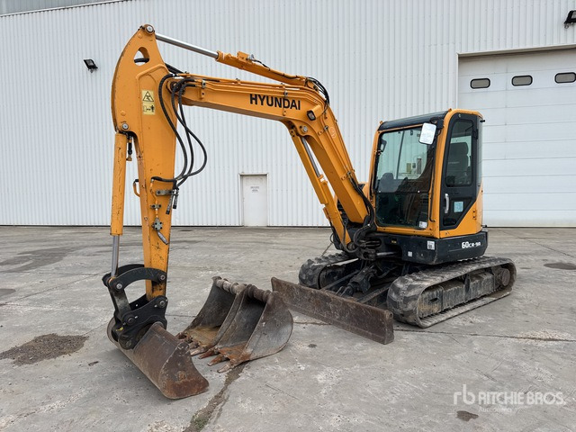 2017 Hyundai R60CR-9A Mini-Pelle Mini Excavator: <6.6t - Minigraafmachine: afbeelding 1 2017 Hyundai R60CR-9A Mini-Pelle Mini Excavator: <6.6t - Minigraafmachine: afbeelding 1