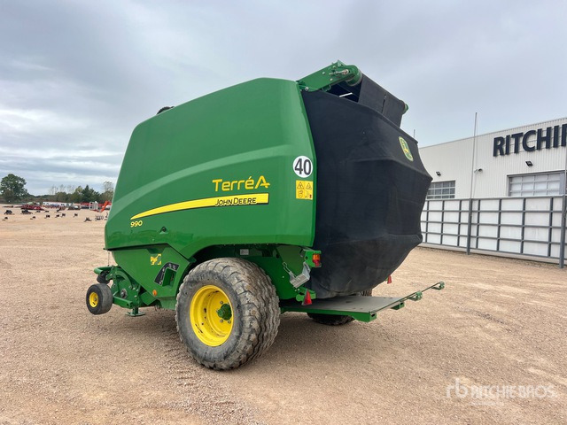 2017 John Deere 990 Presse A Balles Rondes 1 Essieu S/A Round Baler - Ronde balenpers: afbeelding 3 2017 John Deere 990 Presse A Balles Rondes 1 Essieu S/A Round Baler - Ronde balenpers: afbeelding 3