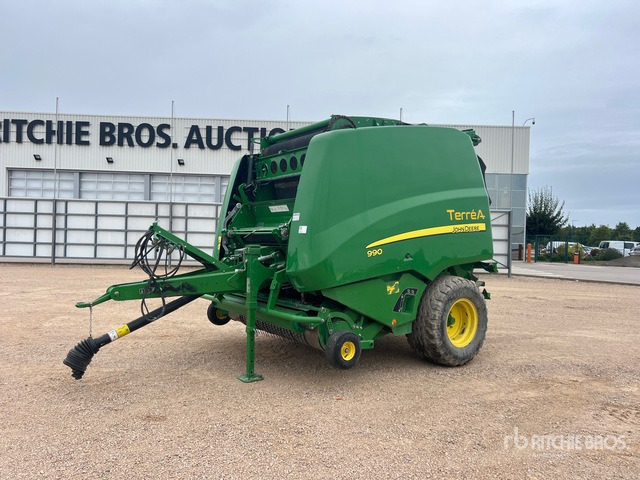 2017 John Deere 990 Presse A Balles Rondes 1 Essieu S/A Round Baler - Ronde balenpers: afbeelding 1 2017 John Deere 990 Presse A Balles Rondes 1 Essieu S/A Round Baler - Ronde balenpers: afbeelding 1