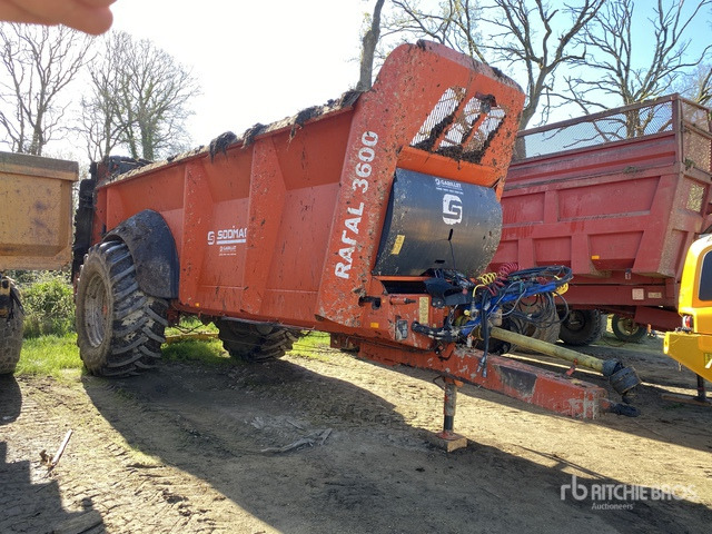 2018 Sodimac Rafal 3600 S/A Epandeur A Fumier 1 Essieu Manure Spreader - Mestverspreider: afbeelding 2 2018 Sodimac Rafal 3600 S/A Epandeur A Fumier 1 Essieu Manure Spreader - Mestverspreider: afbeelding 2