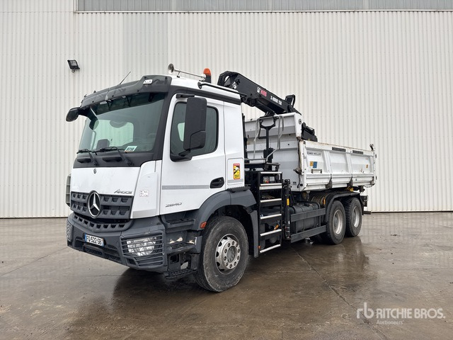 2020 Mercedes-Benz Arocs 2640 2019 Hiab BL158HD01417 5000 kg ... Dump Truck with Crane - Kipper vrachtwagen: afbeelding 1 2020 Mercedes-Benz Arocs 2640 2019 Hiab BL158HD01417 5000 kg ... Dump Truck with Crane - Kipper vrachtwagen: afbeelding 1