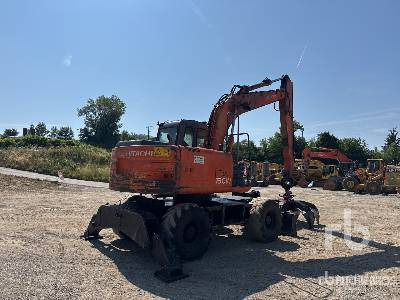 HITACHI ZX130W Pelle Sur Pneus - Overslagkraan: afbeelding 3 HITACHI ZX130W Pelle Sur Pneus - Overslagkraan: afbeelding 3