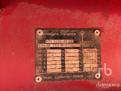 ROBUSTE KAISER S5703P Tri/A Semi-Remorque Porte-Engin ... - Dieplader oplegger: afbeelding 5 ROBUSTE KAISER S5703P Tri/A Semi-Remorque Porte-Engin ... - Dieplader oplegger: afbeelding 5