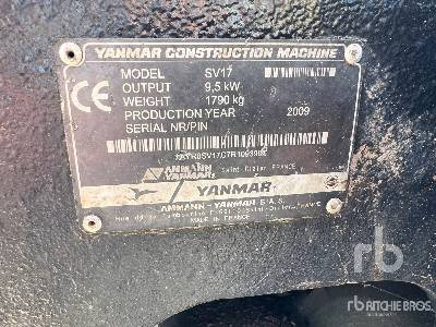 YANMAR SV17 Mini-Pelle - Minigraafmachine: afbeelding 1 YANMAR SV17 Mini-Pelle - Minigraafmachine: afbeelding 1