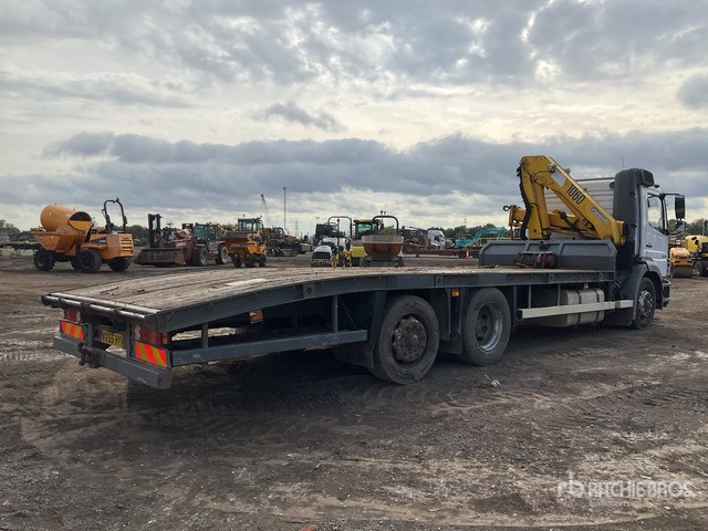 2005 Mercedes-Benz Axor 2528 2002 HMF 1063 K2 Knuckle Boom o ... Flatbed Truck with Crane - Vrachtwagen met open laadbak, Kraanwagen: afbeelding 3 2005 Mercedes-Benz Axor 2528 2002 HMF 1063 K2 Knuckle Boom o ... Flatbed Truck with Crane - Vrachtwagen met open laadbak, Kraanwagen: afbeelding 3
