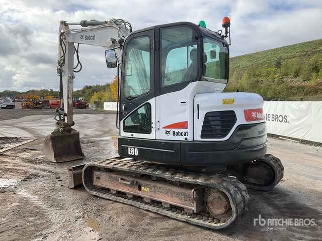 2013 Bobcat E80 EA Tracked Excavator - Rupsgraafmachine: afbeelding 4 2013 Bobcat E80 EA Tracked Excavator - Rupsgraafmachine: afbeelding 4