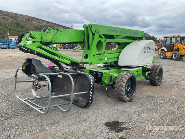 2016 Nifty HR21 4WD Hybrid (Inoperable) Articulating Boom Lift - Knikarmhoogwerker: afbeelding 1 2016 Nifty HR21 4WD Hybrid (Inoperable) Articulating Boom Lift - Knikarmhoogwerker: afbeelding 1