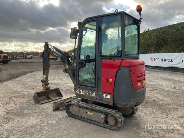 2018 Volvo EC18D Mini Excavator: <6.6t - Minigraafmachine: afbeelding 4 2018 Volvo EC18D Mini Excavator: <6.6t - Minigraafmachine: afbeelding 4