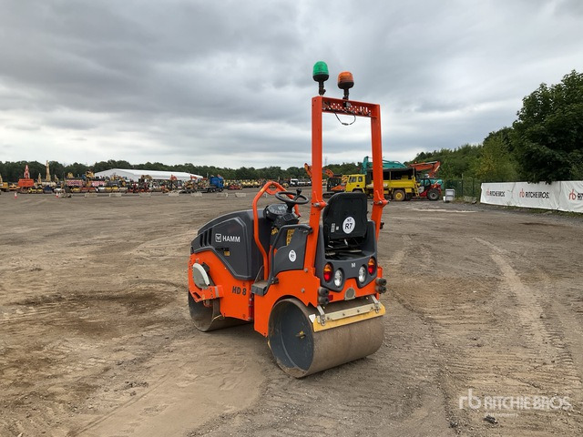 2022 Hamm HD8VV Double Drum Roller - Asfaltwals: afbeelding 3 2022 Hamm HD8VV Double Drum Roller - Asfaltwals: afbeelding 3