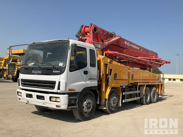 2002 Isuzu CXH50T 2003 Putzmeister M42 on 8x4 Twi ... Concrete Pump Truck - Betonpomp: afbeelding 2 2002 Isuzu CXH50T 2003 Putzmeister M42 on 8x4 Twi ... Concrete Pump Truck - Betonpomp: afbeelding 2