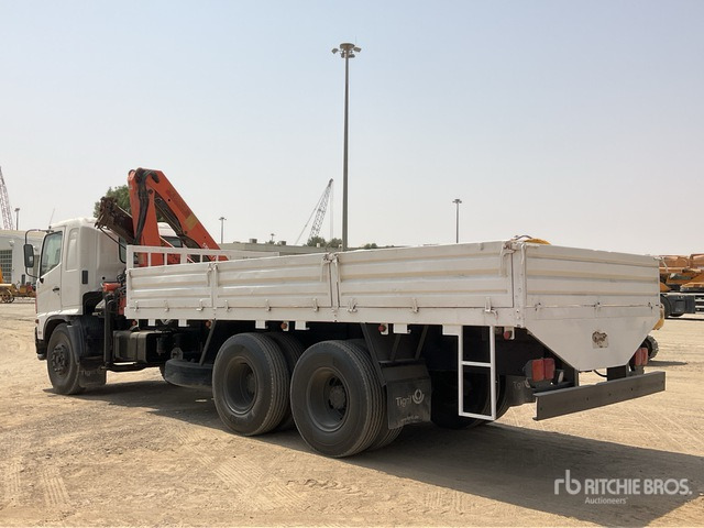 2007 Hino 500 Palfinger PK1000 4.5 ton Knuckl ... Flatbed Truck with Crane - Vrachtwagen met open laadbak, Kraanwagen: afbeelding 3 2007 Hino 500 Palfinger PK1000 4.5 ton Knuckl ... Flatbed Truck with Crane - Vrachtwagen met open laadbak, Kraanwagen: afbeelding 3