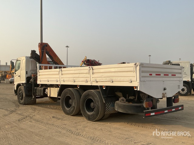 2008 Hino 145 2007 Palfinger K10000 Knuckle B ... Flatbed Truck with Crane - Vrachtwagen met open laadbak, Kraanwagen: afbeelding 4 2008 Hino 145 2007 Palfinger K10000 Knuckle B ... Flatbed Truck with Crane - Vrachtwagen met open laadbak, Kraanwagen: afbeelding 4
