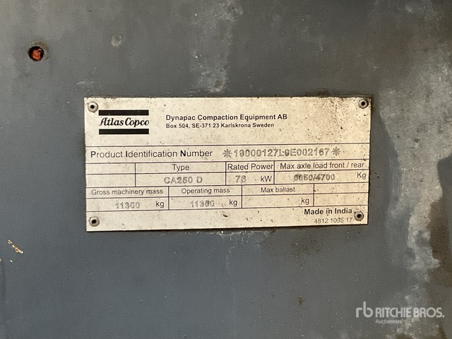 2014 Dynapac CA250D - Schapenpootwals/ Grondverdichter: afbeelding 3 2014 Dynapac CA250D - Schapenpootwals/ Grondverdichter: afbeelding 3