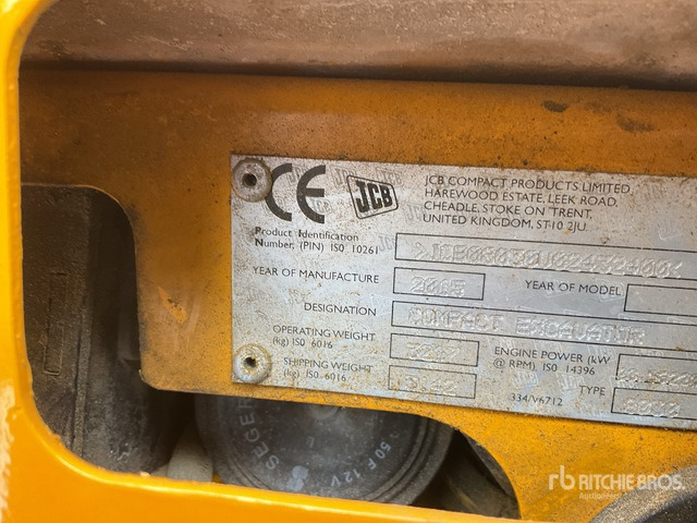 2016 JCB 8030 - Minigraafmachine: afbeelding 3 2016 JCB 8030 - Minigraafmachine: afbeelding 3