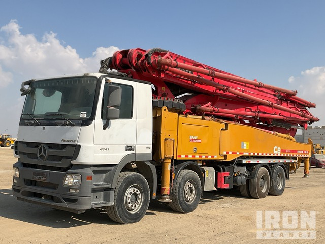 2019 Mercedes-Benz Actros 4141 2019 Sany SYM5443THB 56 m on 8x ... Concrete Pump Truck - Betonpomp: afbeelding 2 2019 Mercedes-Benz Actros 4141 2019 Sany SYM5443THB 56 m on 8x ... Concrete Pump Truck - Betonpomp: afbeelding 2