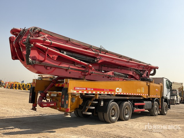 2019 Mercedes Benz Actros 4144 2019 Sany SYM5449THB 56 m on 8x ... Concrete Pump Truck - Betonpomp: afbeelding 3 2019 Mercedes Benz Actros 4144 2019 Sany SYM5449THB 56 m on 8x ... Concrete Pump Truck - Betonpomp: afbeelding 3