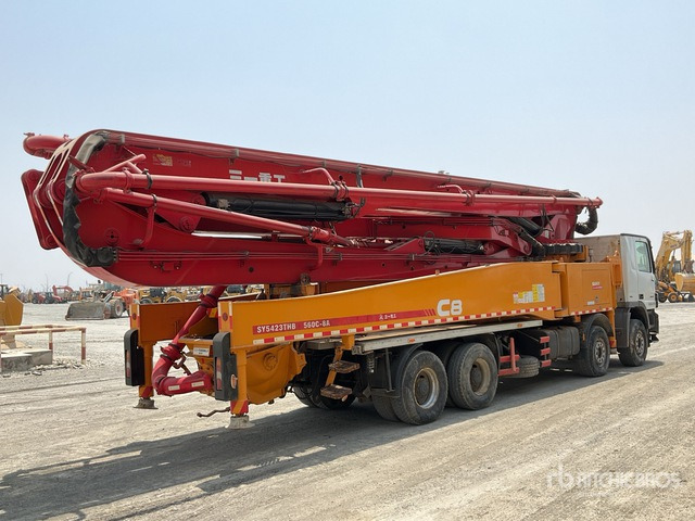 2020 Mercedes-Benz Actros 4141 2020 Sany SYM5449THBE 56 m on 8 ... Concrete Pump Truck - Betonpomp: afbeelding 4 2020 Mercedes-Benz Actros 4141 2020 Sany SYM5449THBE 56 m on 8 ... Concrete Pump Truck - Betonpomp: afbeelding 4