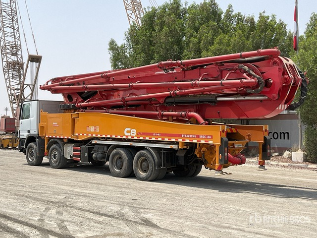 2020 Mercedes-Benz Actros 4141 2020 Sany SYM5449THBE 56 m on 8 ... Concrete Pump Truck - Betonpomp: afbeelding 3 2020 Mercedes-Benz Actros 4141 2020 Sany SYM5449THBE 56 m on 8 ... Concrete Pump Truck - Betonpomp: afbeelding 3