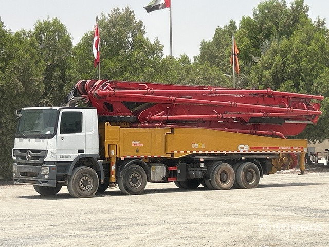 2020 Mercedes-Benz Actros 4141 2020 Sany SYM5449THBE 56 m on 8 ... Concrete Pump Truck - Betonpomp: afbeelding 2 2020 Mercedes-Benz Actros 4141 2020 Sany SYM5449THBE 56 m on 8 ... Concrete Pump Truck - Betonpomp: afbeelding 2