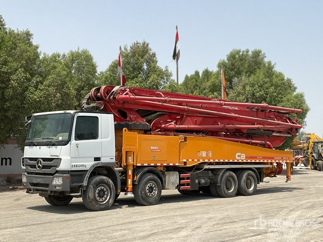 2020 Mercedes-Benz Actros 4141 2020 Sany SYM5449THBE 56 m on 8 ... Concrete Pump Truck - Betonpomp: afbeelding 1 2020 Mercedes-Benz Actros 4141 2020 Sany SYM5449THBE 56 m on 8 ... Concrete Pump Truck - Betonpomp: afbeelding 1