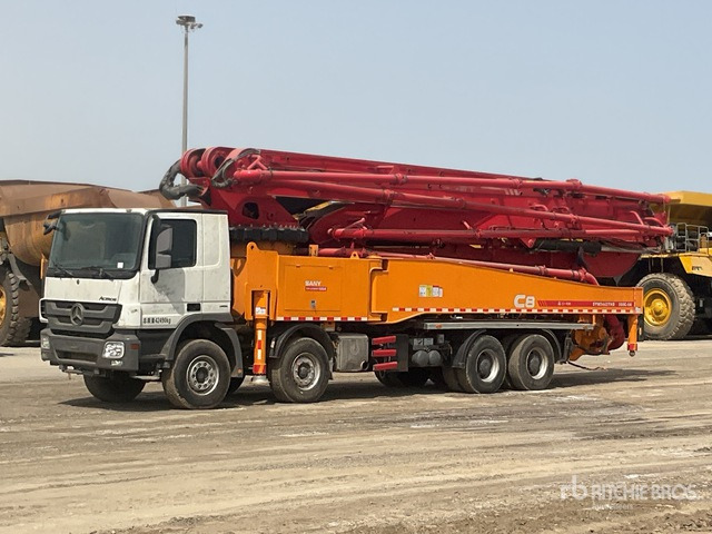 2020 Mercedes-Benz Actros 4143 2020 Sany SYM5449THBE 56 m on 8 ... Concrete Pump Truck - Betonpomp: afbeelding 1 2020 Mercedes-Benz Actros 4143 2020 Sany SYM5449THBE 56 m on 8 ... Concrete Pump Truck - Betonpomp: afbeelding 1