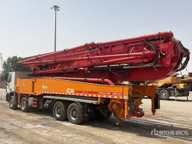 2020 Mercedes-Benz Actros 4143 2020 Sany SYM5449THBE 56 m on 8 ... Concrete Pump Truck - Betonpomp: afbeelding 3 2020 Mercedes-Benz Actros 4143 2020 Sany SYM5449THBE 56 m on 8 ... Concrete Pump Truck - Betonpomp: afbeelding 3