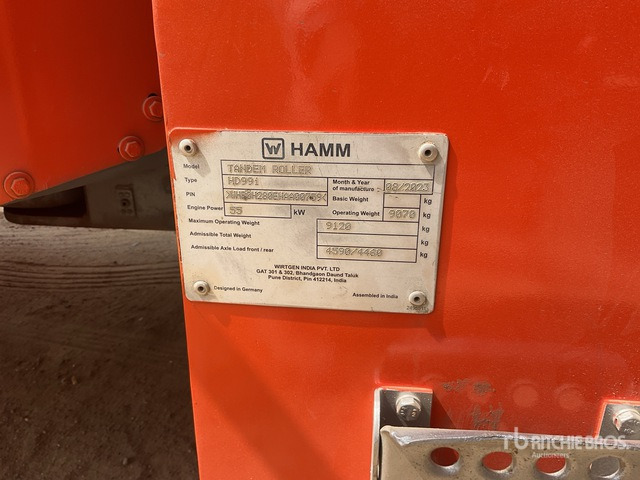 2023 Hamm HD99i - Asfaltwals: afbeelding 3 2023 Hamm HD99i - Asfaltwals: afbeelding 3