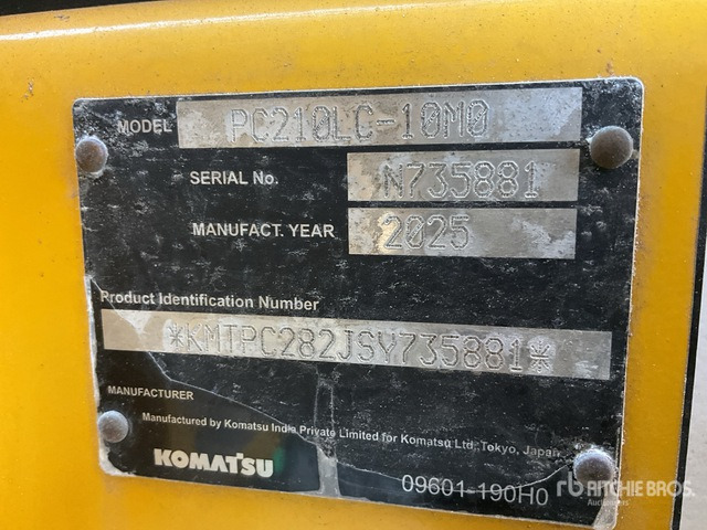 2025 Komatsu PC210LC-10M0 (Unused) Tracked Excavator - Rupsgraafmachine: afbeelding 3 2025 Komatsu PC210LC-10M0 (Unused) Tracked Excavator - Rupsgraafmachine: afbeelding 3