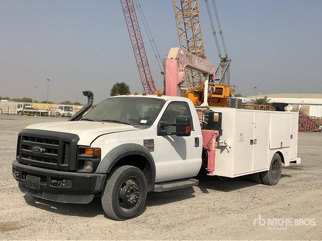 2008 Ford F550 XL Super Duty 4x4 Service Truck - Gemeentelijke machine/ Speciaal: afbeelding 2 2008 Ford F550 XL Super Duty 4x4 Service Truck - Gemeentelijke machine/ Speciaal: afbeelding 2