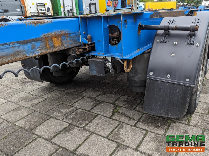 Containertransporter/ Wissellaadbak oplegger Krone SD 27 3-Assen BPW DrumBrakes - 5280kg - 1x 20FT 2x 20FT 30FT 40FT (O1867): afbeelding 14