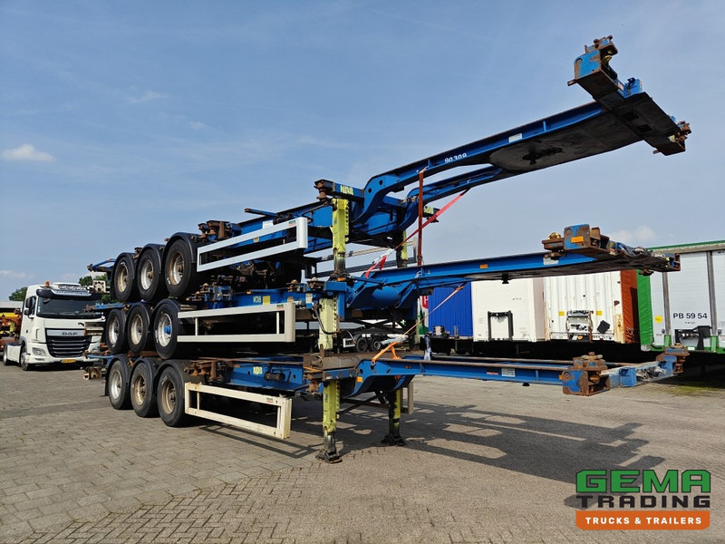 Krone SDC 27 3-assen BPW - DrumBrakes - 4700KG - 2x 20FT 1x 30FT 1x40FT - Package of 3 - NL kentekens - Containertransporter/ Wissellaadbak oplegger: afbeelding 3 Krone SDC 27 3-assen BPW - DrumBrakes - 4700KG - 2x 20FT 1x 30FT 1x40FT - Package of 3 - NL kentekens - Containertransporter/ Wissellaadbak oplegger: afbeelding 3