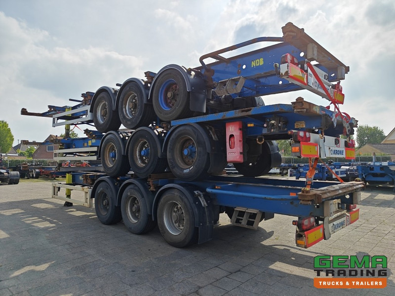 Krone SDC 27 3-assen BPW - DrumBrakes - 4700KG - 2x 20FT 1x 30FT 1x40FT - Package of 3 - NL kentekens - Containertransporter/ Wissellaadbak oplegger: afbeelding 4 Krone SDC 27 3-assen BPW - DrumBrakes - 4700KG - 2x 20FT 1x 30FT 1x40FT - Package of 3 - NL kentekens - Containertransporter/ Wissellaadbak oplegger: afbeelding 4