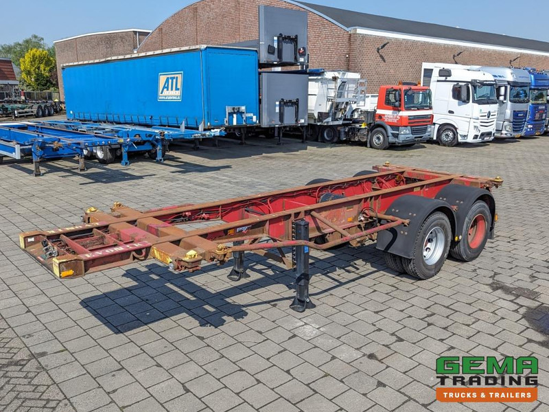 Krone SZC 20FT 2-Assen ROR - STEEL Suspension - DOUBLE tires - DrumBrakes (O1869) - Containertransporter/ Wissellaadbak oplegger: afbeelding 2 Krone SZC 20FT 2-Assen ROR - STEEL Suspension - DOUBLE tires - DrumBrakes (O1869) - Containertransporter/ Wissellaadbak oplegger: afbeelding 2
