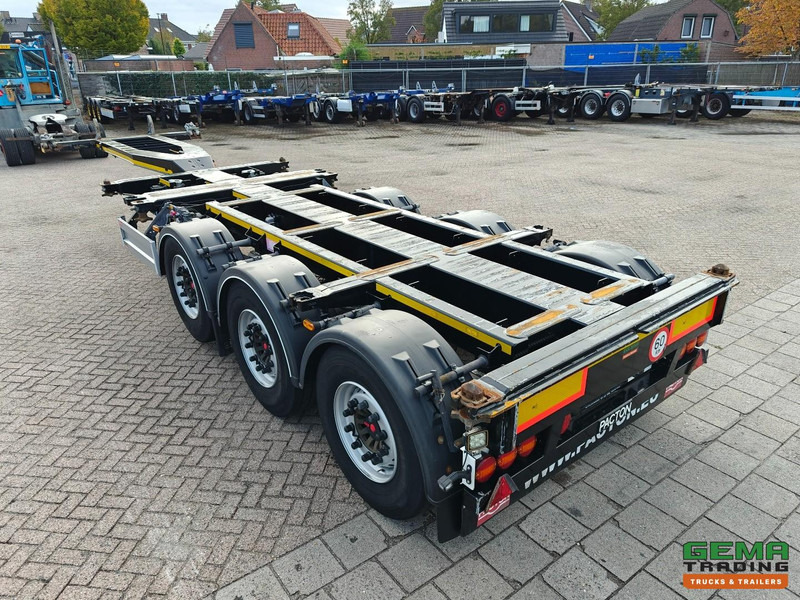 Pacton TXC343 3-Assen SAF - Schijfremmen - LiftAs - VasteKop - Alle Aansluitingen - 4740KG - Containertransporter/ Wissellaadbak oplegger: afbeelding 2 Pacton TXC343 3-Assen SAF - Schijfremmen - LiftAs - VasteKop - Alle Aansluitingen - 4740KG - Containertransporter/ Wissellaadbak oplegger: afbeelding 2