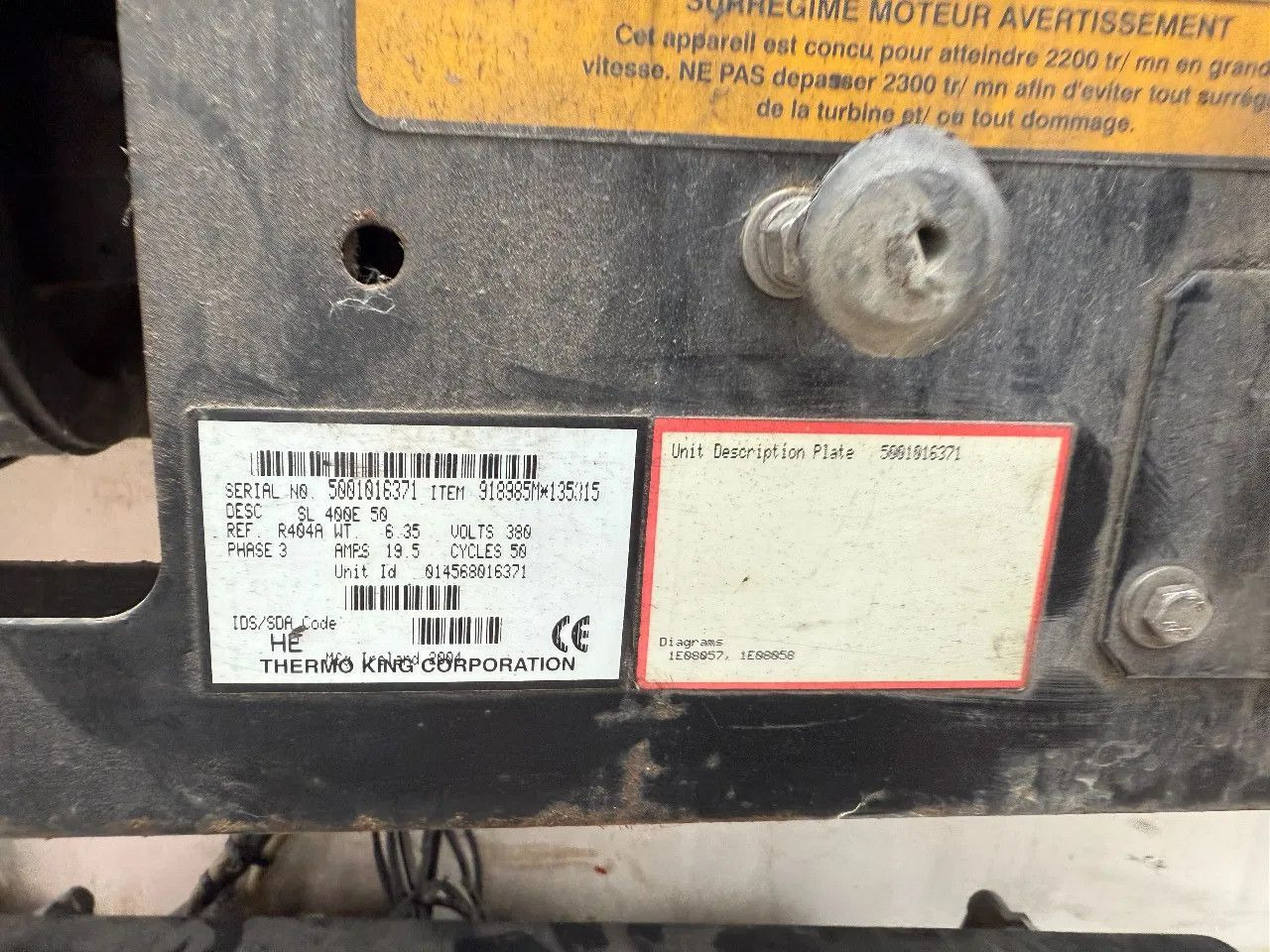 Chereau 3 Axle FRIGO Thermoking SL-400e trailer 7CM Side - Koelwagen oplegger: afbeelding 5 Chereau 3 Axle FRIGO Thermoking SL-400e trailer 7CM Side - Koelwagen oplegger: afbeelding 5