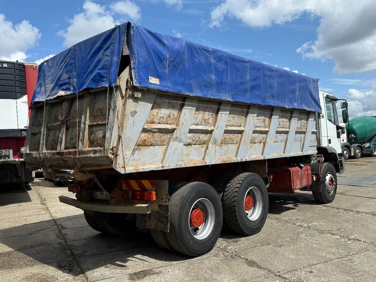 Kipper vrachtwagen Iveco Eurotrakker 380 E34 6X4 Tipper Spring/Spring Eur: afbeelding 24