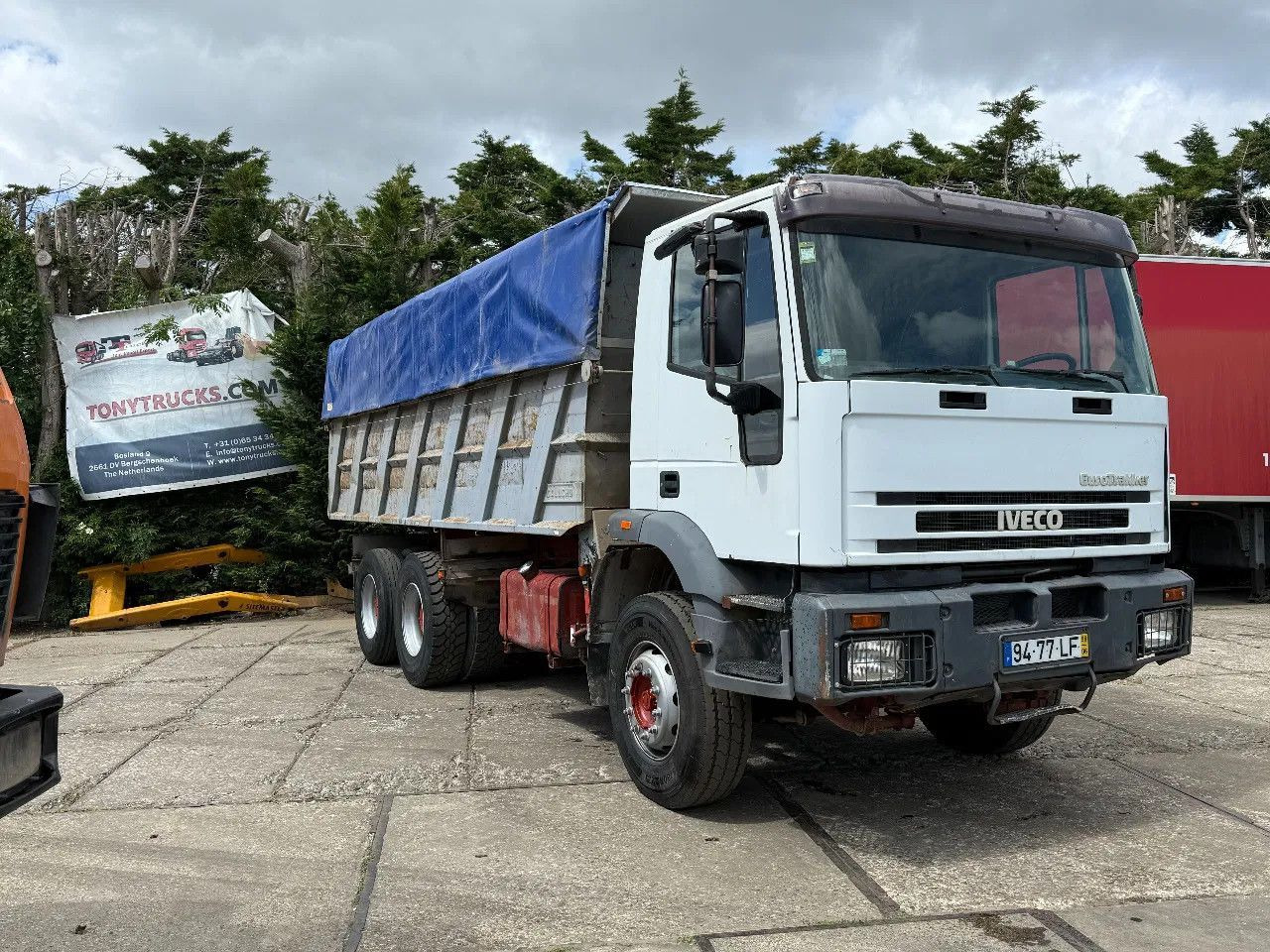 Kipper vrachtwagen Iveco Eurotrakker 380 E34 6X4 Tipper Spring/Spring Eur: afbeelding 21