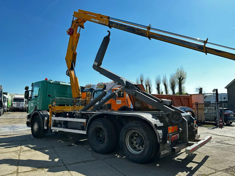 Scania P114-380 6X2 Ampirol + Heila 13000 5T Crane Manual Gear - Containertransporter/ Wissellaadbak vrachtwagen: afbeelding 3 Scania P114-380 6X2 Ampirol + Heila 13000 5T Crane Manual Gear - Containertransporter/ Wissellaadbak vrachtwagen: afbeelding 3