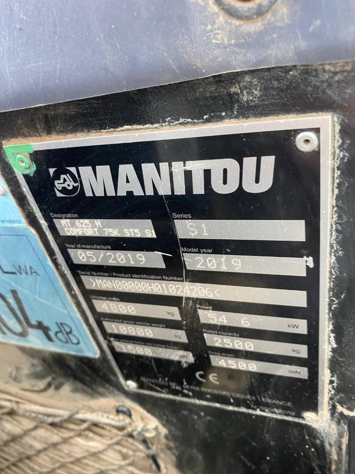 Leasing Manitou MT 625 H  Manitou MT 625 H: afbeelding 27