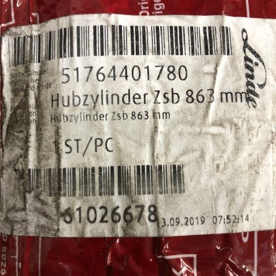 Middle cylinder for Linde /394/ - Aanbouwdeel voor Intern transport: afbeelding 1 Middle cylinder for Linde /394/ - Aanbouwdeel voor Intern transport: afbeelding 1