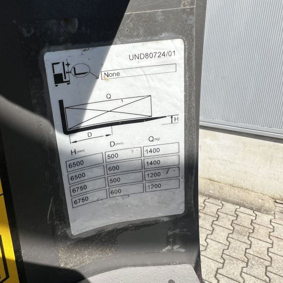 Atlet UND140DTFVRE675 - Reach truck: afbeelding 5 Atlet UND140DTFVRE675 - Reach truck: afbeelding 5