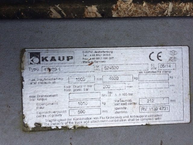 KAUP DOUBLE PALLET HANDLER - Vorken: afbeelding 1 KAUP DOUBLE PALLET HANDLER - Vorken: afbeelding 1