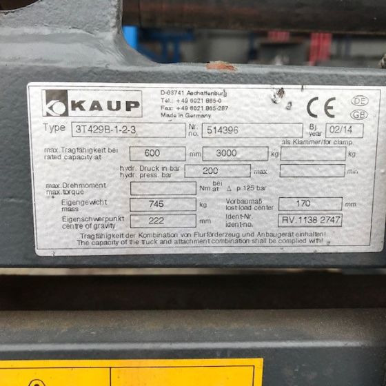 Kaup Triple pallet Handler with Pantograph - Vorken voor Intern transport: afbeelding 2 Kaup Triple pallet Handler with Pantograph - Vorken voor Intern transport: afbeelding 2