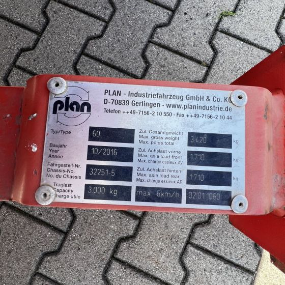 Plan Type 60-3.000 - Open/ Plateau aanhangwagen: afbeelding 2 Plan Type 60-3.000 - Open/ Plateau aanhangwagen: afbeelding 2