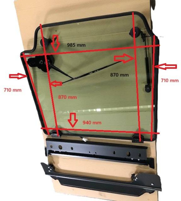 Rear Grendia complete - Raam en onderdelen voor Intern transport: afbeelding 2 Rear Grendia complete - Raam en onderdelen voor Intern transport: afbeelding 2