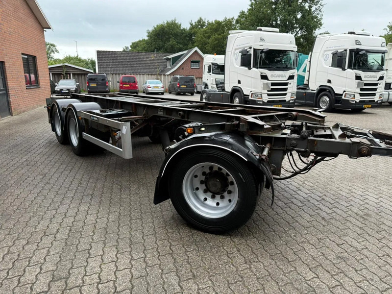 GS Meppel 28T Kiepende containeraanhangwagen! 640cm systeemlengte Centrale smering - Containertransporter/ Wissellaadbak oplegger: afbeelding 4 GS Meppel 28T Kiepende containeraanhangwagen! 640cm systeemlengte Centrale smering - Containertransporter/ Wissellaadbak oplegger: afbeelding 4