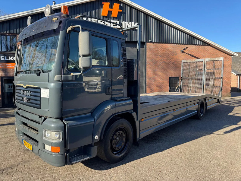 MAN TGA 18.350 830CM Oprijwagen Machinery transporter Hydraulische klep, nieuwe APK 3-6-2026 - Autovrachtwagen vrachtwagen: afbeelding 1 MAN TGA 18.350 830CM Oprijwagen Machinery transporter Hydraulische klep, nieuwe APK 3-6-2026 - Autovrachtwagen vrachtwagen: afbeelding 1