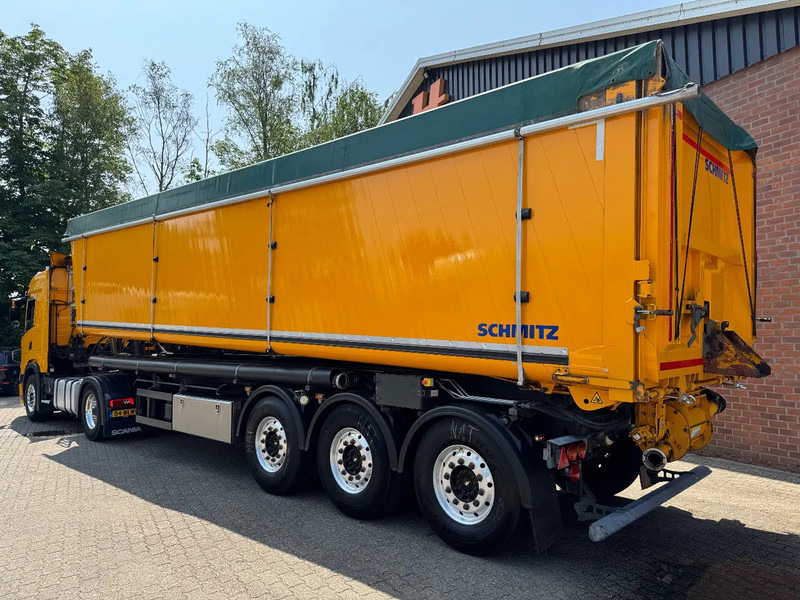 Schmitz Cargobull 55M3 Blaaskipper Kombi Schleuse + SCANIA P450 - Kipper oplegger: afbeelding 3 Schmitz Cargobull 55M3 Blaaskipper Kombi Schleuse + SCANIA P450 - Kipper oplegger: afbeelding 3