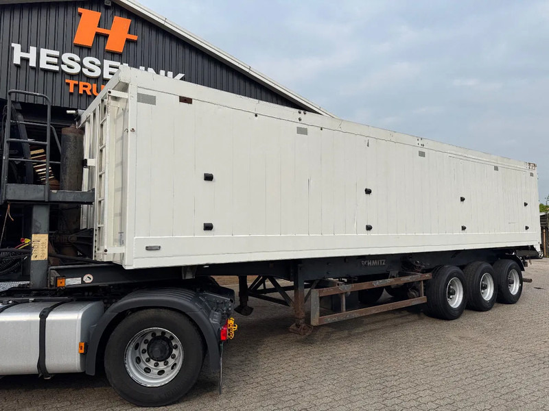 Schmitz Cargobull 55m3 alu kipper, klep/deuren, liftas, BPW, APK 04/2026! - Kipper oplegger: afbeelding 1 Schmitz Cargobull 55m3 alu kipper, klep/deuren, liftas, BPW, APK 04/2026! - Kipper oplegger: afbeelding 1